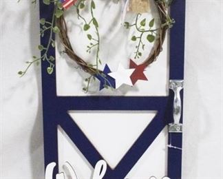 128 - 'Welcome' Wall Hanging 19" tall
