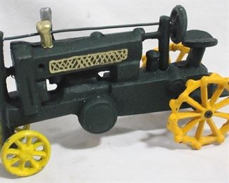 137 - Cast Iron Tractor, 10.5" x 4" x 7"
