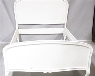 161 - Painted Full Size Bed 59 x 54
