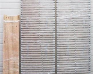 163 - Queen Size Bed Slats and 2 Mattress Risers
