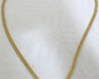 523 - Herringbone necklace, 28"
