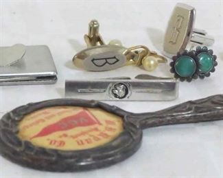 525 - Group lot earrings, cufflinks, etc
