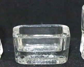 541 - 2 Shot glass mugs & salt cellar
