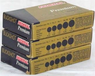 547 - 3 Boxes buckshot

