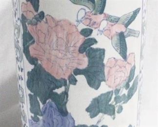 859 - Oriental Umbrella Vase 18" x 8.5"
