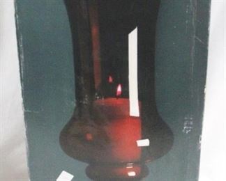 900 - Pfaltzgraff Winterberry Hurricane in Box
