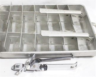 905 - Metal Ice tray and Can Opener
