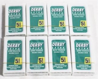 925 - 8 Packs of Derby Double Edge Razor Blades (New)
