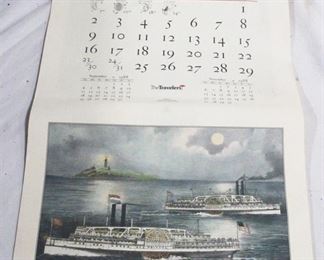 936 - 1988 Chatham Insurance Agency Calendar 22" x 16"
