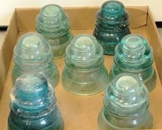 1524 - Lot of Glass Insulators
