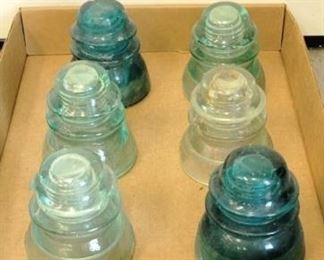 1525 - Lot of Glass Insulators
