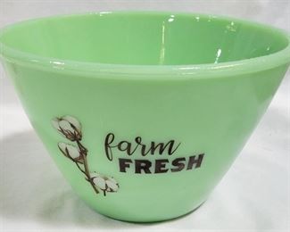 2223 - Farm Fresh Jadeite Bowl
