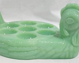 2224 - Chicken Egg Holder Jadeite
