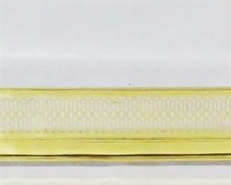 2250 - Chippendale brass fire fender, 6" x 48" x 12"

