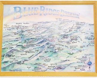 2340 - Blue Ridge Dreamin' Print, 24.5 x 32.5
