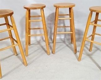 2389 - Set of 4 barstools - 30 x 15 x 15
