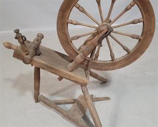 2453 - Vintage Flax Wheel, 32.5" x 32" x 24"
