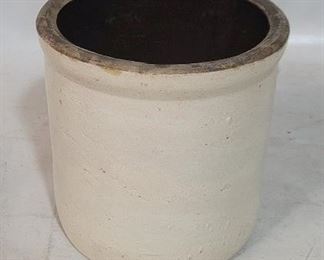 2457 - Early Stoneware Crock, 7 x 5.75
