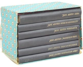 2561 - Jane Austen Set of 6 Books, 5" x 7" x 4.5"
