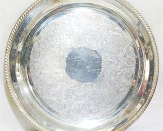 2567 - Arts Co. Silverplate 16" Platter
