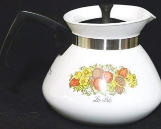 2594 - Corning Ware Spice of Life Carafe 5" x 7.5" x 5.5"

