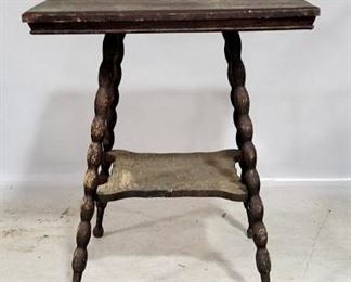 3240 - Primitive Lamp Table - 28.5 x 24 x 24
