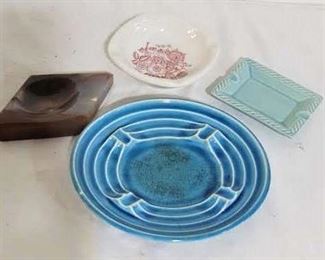 3265 - 4 Assorted Ashtrays
