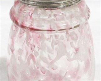 4011 - Mottled Glass Sugar Shaker 5" tall
