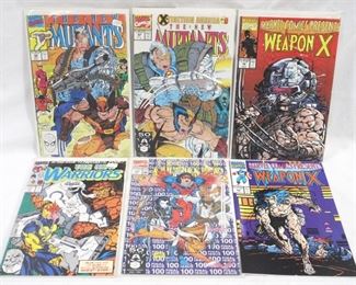 4042 - Lot of New Mutants, Weapon-X, & New Warriors Comic Books
