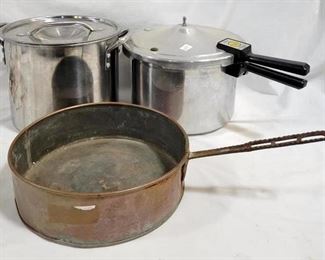 4092 - Assorted Pots, Presto Pressure Cooker-AS IS
