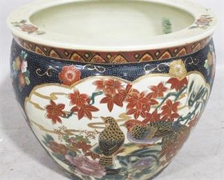 4113 - Oriental Porcelain Planter - 12.5" x 14.5"
