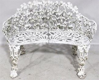 4118 - Metal Grapevine Outdoor Bench 39" x 18" x 29"
