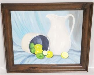 4132 - Oil on Canvas Painting 25" x 29"
