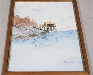 4136 - Oil on Board (Signed) 24" x 30"
