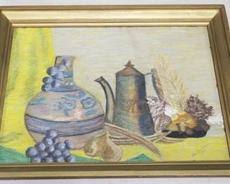 4137 - Framed Painting (Signed) 23" x 29"
