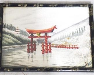 4145 - Oriental Print 12" x 9"
