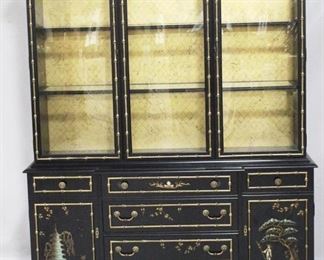 4156 - Oriental China Cabinet 15" x 60" x 77.5"
