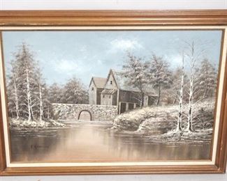 4182 - Oil on Canvas, signed - 30 x 42.5
