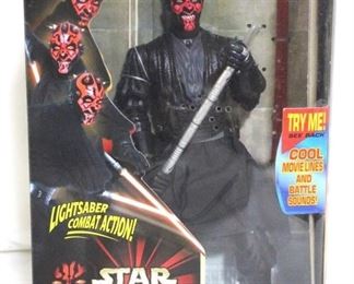 4249 - '99 Hasbro Star Wars Darth Maul Figure in box
