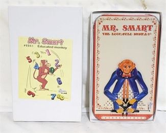 4269x - Mr. Smart Educated Monkey - Tin Litho w/ box
