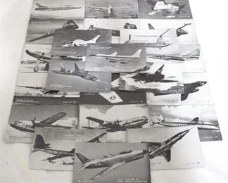 4280 - 23 Vintage Planes Postcards
