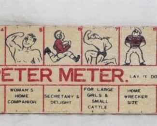 4284 - Vintage "Peter Meter" - 11.75" long
