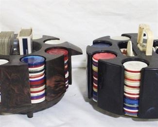 4287 - Vintage Poker Chips - 2 sets
