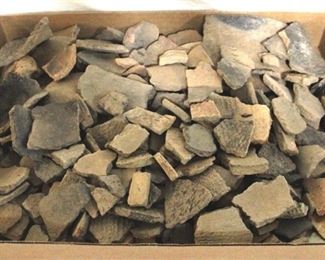 4306 - Tray Lot of Assorted Pottery Shards (dug up)
