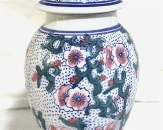 4311 - Oriental Ginger Jar - 8.5" tall
