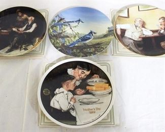 4310 - Assorted Collectors Plates - 4 plates 8" round
