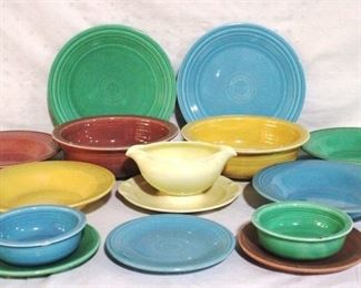 4315 - Fiestaware Dishes - 14pcs
