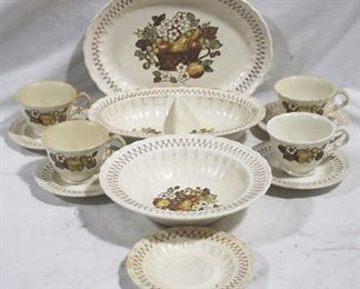 4350 - 12 pc. Metlox Vernon Ware China Set

