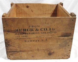 4546 - Merck & Co. Inc. Wood Crate - 16 x 19 x 14
