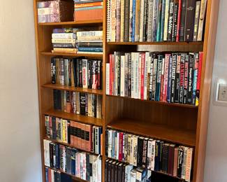 Large bookcase, large assortment of Civil War books